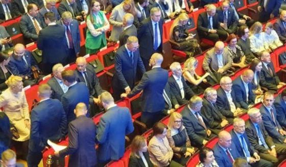 На инаугурацию Хоценко пришли три бывших губернатора Омской области