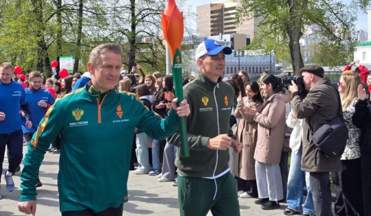 &quot;Огонь жизни&quot; доставлен в Екатеринбург в рамках международной акции
