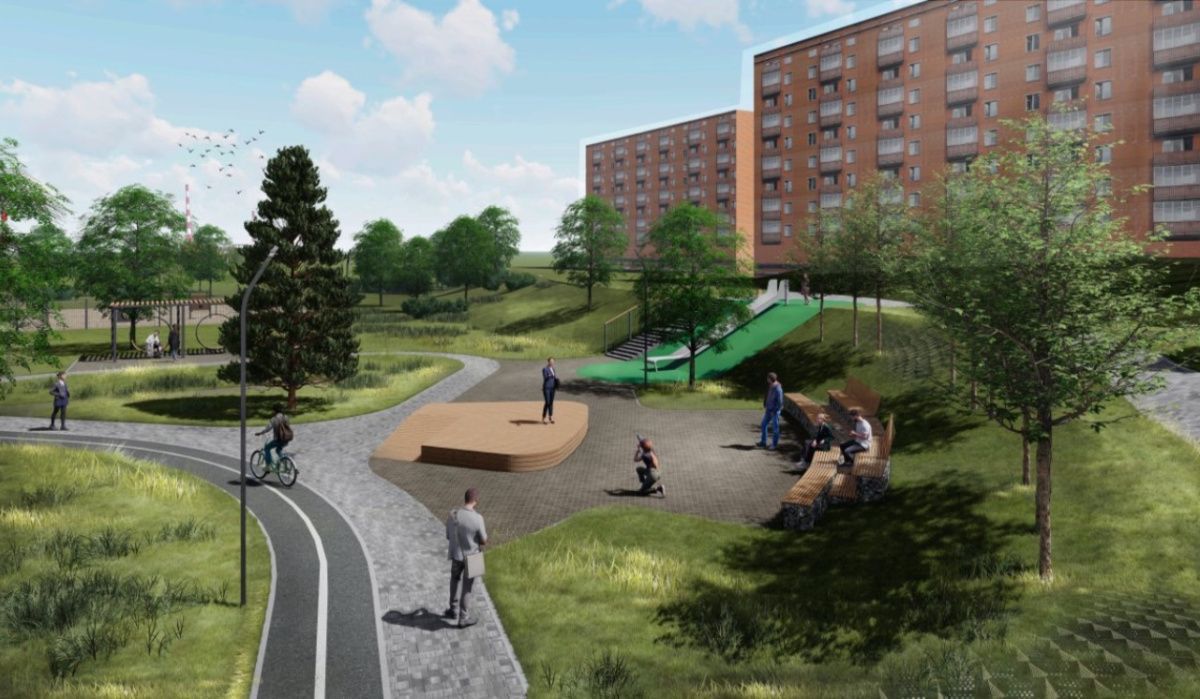 Новый сквер на улице Борисевича преобразит Красноярск