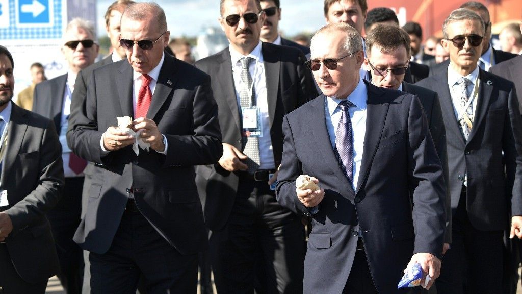 Путин и Эрдоган договорились о встрече в третьей стране