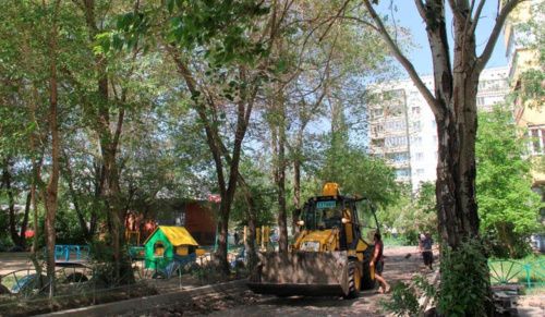 В Омске в рамках федерального проекта отремонтировали более 50 дворов