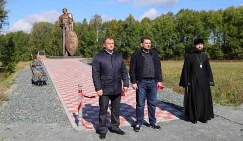 В Омской области открыли памятник Александру Невскому 